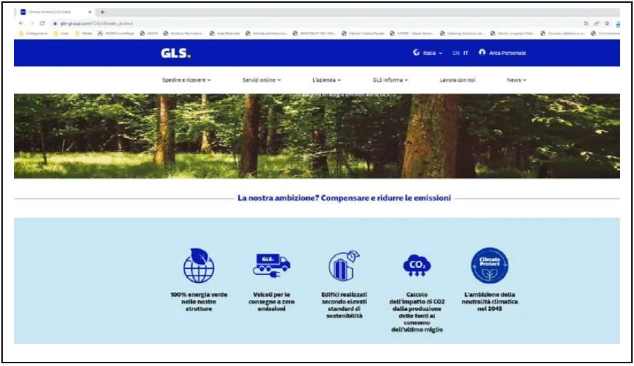GLS greenwashing