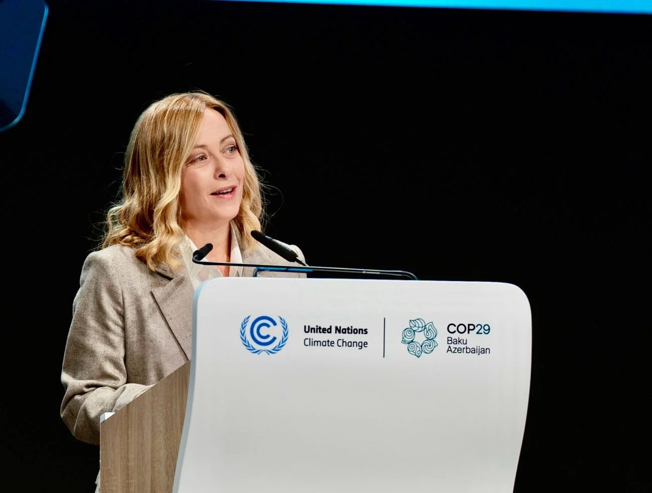 cop29 giorgia meloni