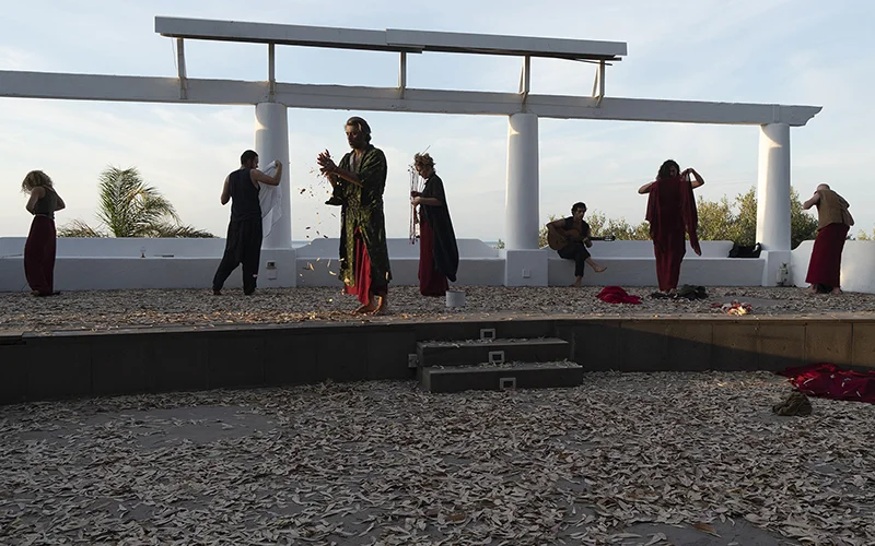 Festa Teatro Eco Logico_Variazioni da Piramo e Tisbe all'anfiteatro Eos_festival estate 2023