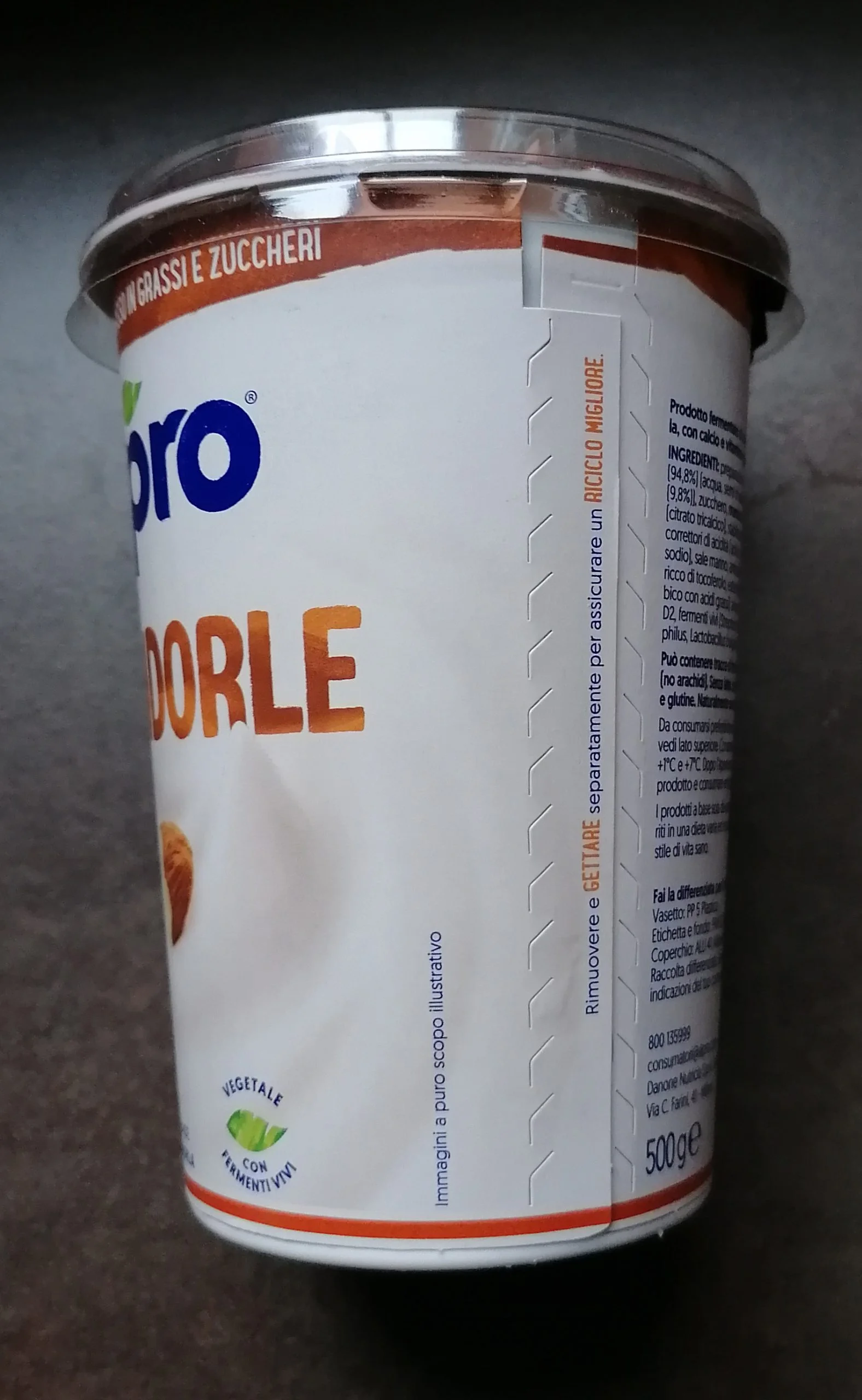 yogurt etichette differenziata