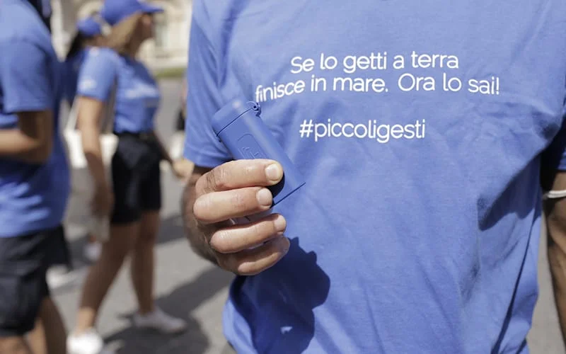 littering marevivo posacenere