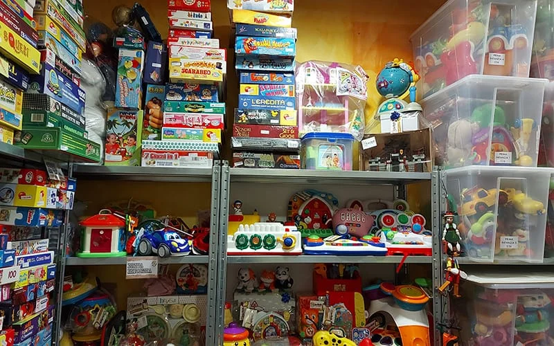 Rigiocattolo magazzino