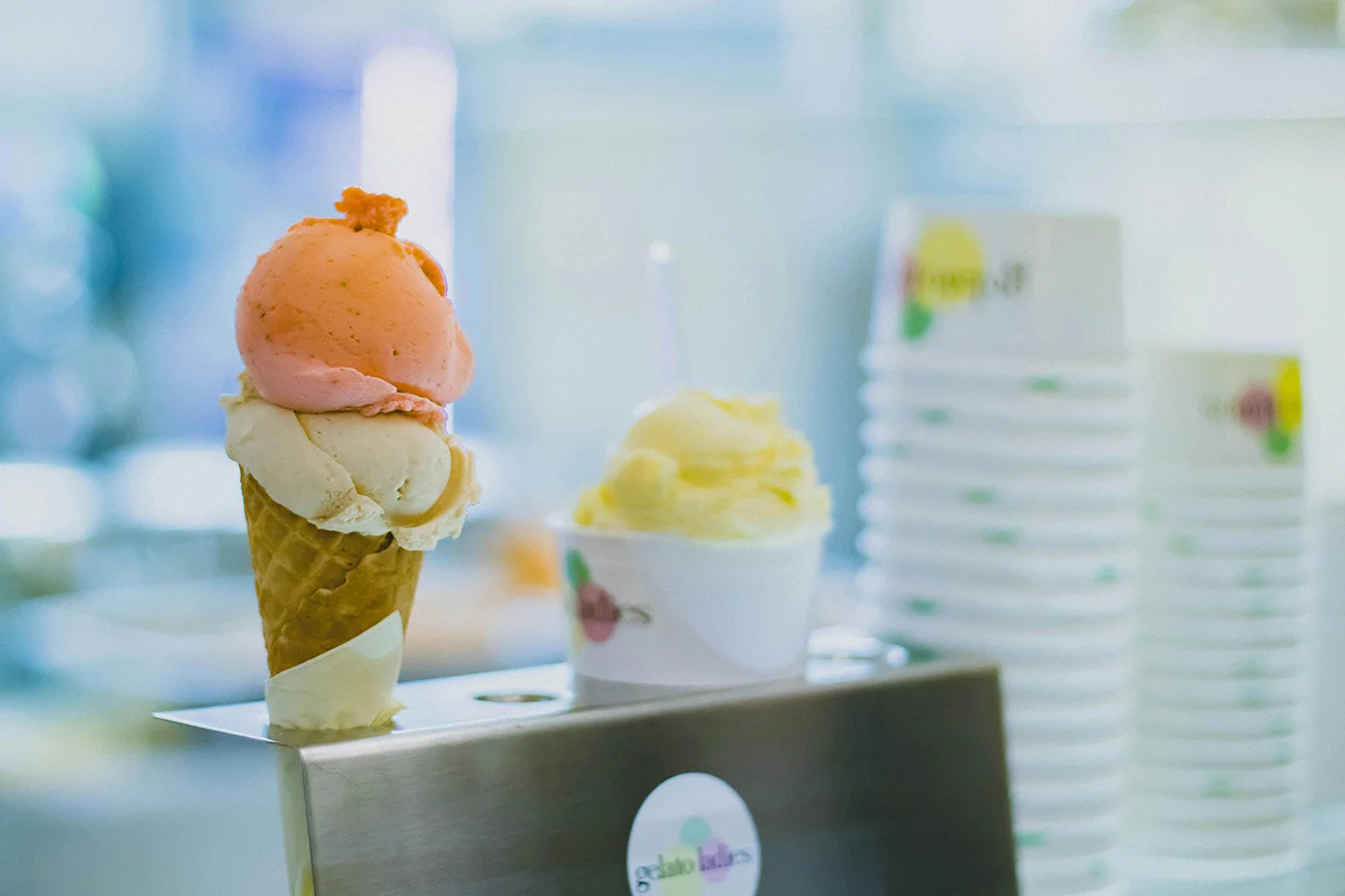 dove buttare gelati cono coppetta