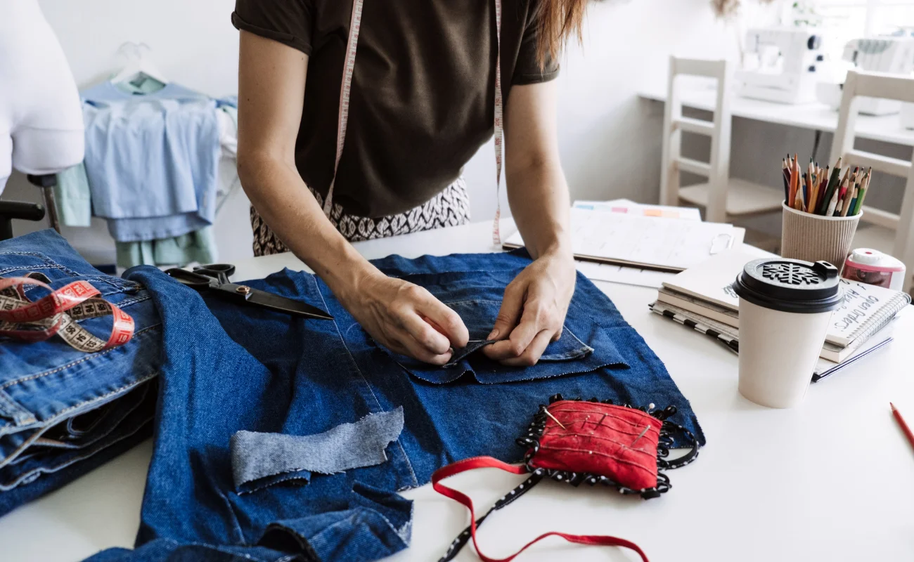 ricamo upcycling