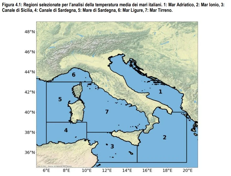 temperature mari caldi clima ISPRA SNPA copernicus
