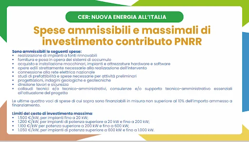 info comunit&agrave; energetiche