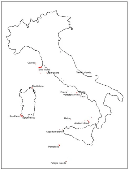 mappa isole