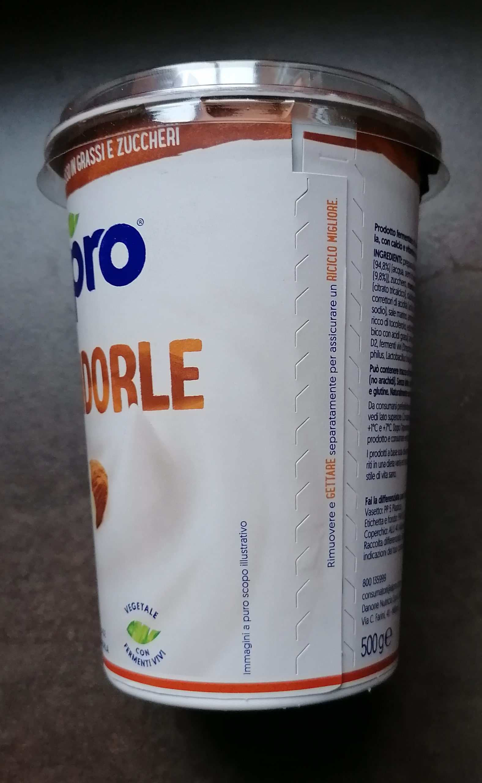 yogurt etichette differenziata