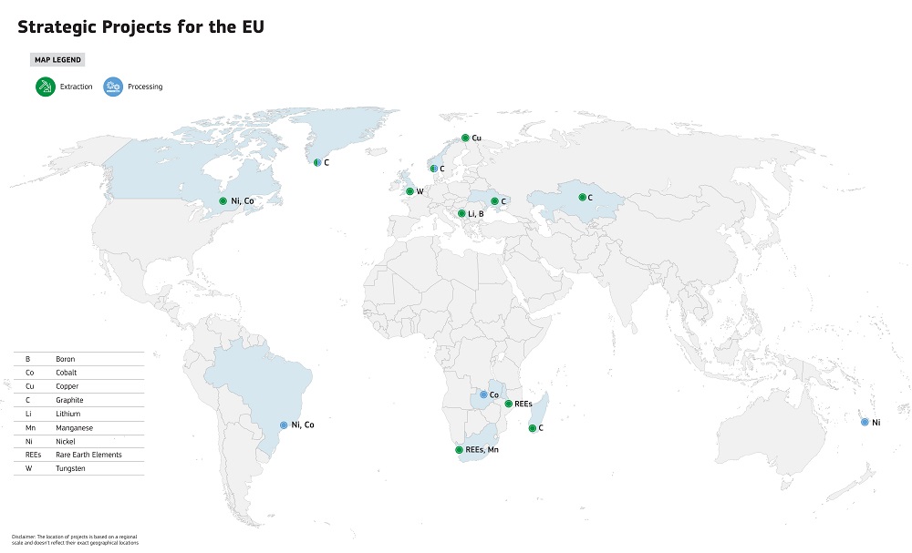 progetti strategici ue materie prime critiche