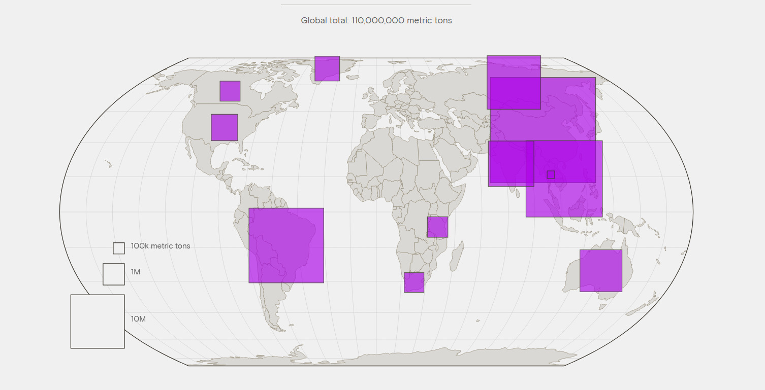 minerali mappa Grist terre rare