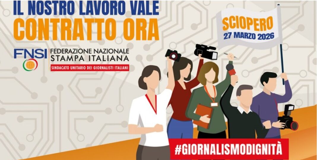 sciopero giornalisti 27 marzo